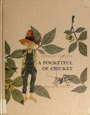 Cover of A Pocketful Of Cricket by Rebecca Caudill