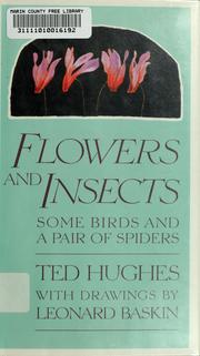 Cover of Flowers and insects by Ted Hughes