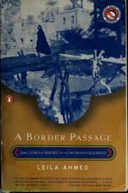 Cover of A border passage by Leila Ahmed