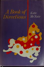 Cover of A book of directions by Kate McNair