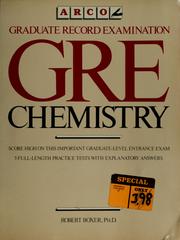 Front cover of Chemistry subject test (advanced) by Robert J. Boxer