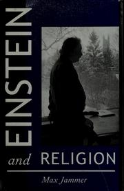 Cover of Einstein and religion by Max Jammer