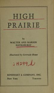 Cover of High prairie by Walter Havighurst