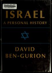 Cover of Israel by David Ben-Gurion