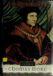 Front cover of The Life of Thomas More (Anne of Green Gables Novels (Audio)) by Peter Ackroyd