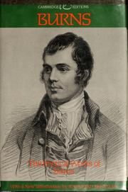 Front cover of The poetical works of Burns by Robert Burns