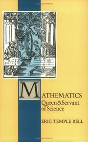 Front cover of Mathematics, queen and servant of science by Eric Temple Bell
