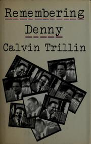 Cover of Remembering Denny by Calvin Trillin