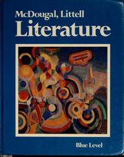 Front cover of McDougal, Littell literature--blue level by David W. Foote