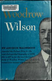 Cover of Woodrow Wilson by Arthur Walworth