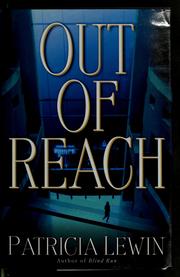 Front cover of Out of reach by Patricia Lewin