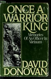 Cover of Once a warrior king by David Donovan