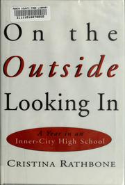 Front cover of On the outside looking in by Cristina Rathbone