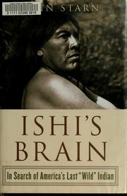Cover of Ishi's brain by Orin Starn