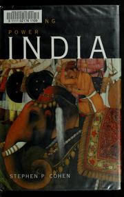 Cover of India by Stephen P. Cohen