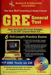 Front cover of The very best coaching and study course for the new GRE general test by Pauline Alexander-Travis