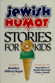 Front cover of Jewish humor stories for kids by Harold I. Mathis