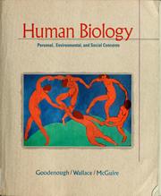 Cover of Human biology by Judith Goodenough