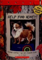 Cover of Help find Honey! by Ben M. Baglio