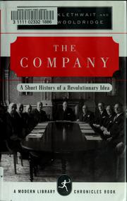 Front cover of The company by John Micklethwait
