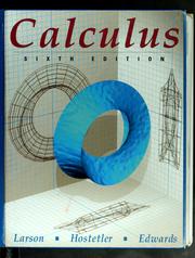 Cover of Calculus with analytic geometry by Ron Larson
