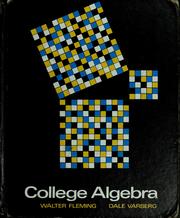 Cover of College algebra by Walter Fleming