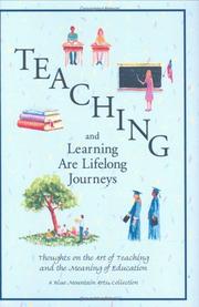 Front cover of Teaching and Learning Are Lifelong Journeys by Blue Mountain Arts Collection