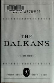 Cover of The Balkans by Mark Mazower