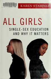Front cover of All girls by Karen Stabiner