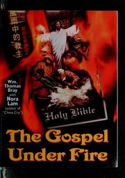 Cover of The gospel under fire by Wm. Thomas Bray