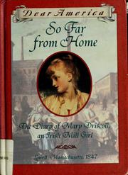 Front cover of So far from home by Barry Denenberg