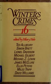 Front cover of Winter's crimes 16 by Hilary Hale