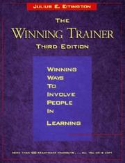 Cover of The winning trainer by Julius E. Eitington