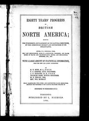 Cover of Eighty years' progress of British North America by Hind, Henry Youle