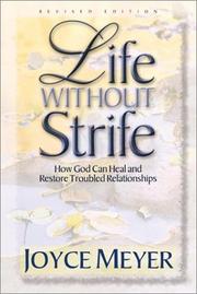 Cover of Life without strife by Joyce Meyer