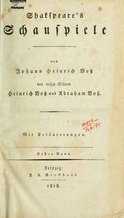 Front cover of Shakspeare's Schauspiele (Midsummer Night's Dream / Much Ado About Nothing / Romeo and Juliet / Tempest) by William Shakespeare
