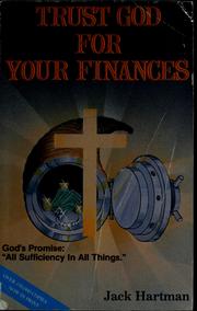 Front cover of Trust God for your finances by Jack Hartman