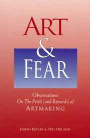 Front cover of Art & fear by David Bayles