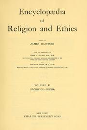 Cover of Encyclopaedia of religion and ethics by James Hastings