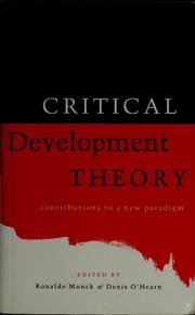 Cover of Critical development theory by Ronaldo Munck
