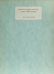 Front cover of Ionization and radiative corrections to elastic electron scattering by John Alexander Gordon