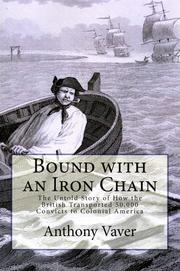 Cover of Bound with an Iron Chain by Anthony Vaver