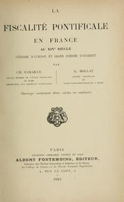 Front cover of La Fiscalité pontificale en France au XIVe siècle by Charles Samaran