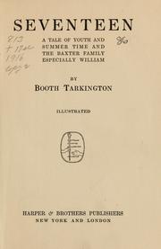 Cover of Seventeen by Booth Tarkington
