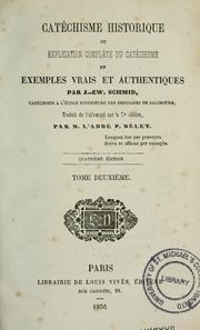 Cover of Catéchisme historique by Johann Evangelist Schmid