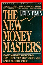 Front cover of The New Money Masters by John Train