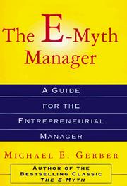Cover of The E-myth manager by Michael E. Gerber