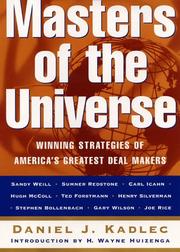 Front cover of Masters of the universe by Daniel J. Kadlec