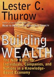 Cover of Building wealth by Lester C. Thurow
