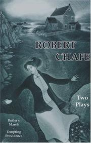 Cover of Two plays by Robert Chafe